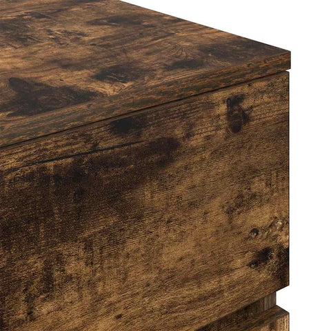 vidaXL Bedside Cabinets with 3 Drawers 2 pcs Smoked Oak 39x35x65 cm