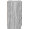 vidaXL Bedside Cabinet with 3 Drawers Grey Sonoma 39x35x65 cm