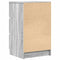 vidaXL Bedside Cabinet with 3 Drawers Grey Sonoma 39x35x65 cm