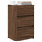 vidaXL Bedside Cabinets with 3 Drawers 2 pcs Brown Oak 39x35x65 cm