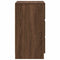 vidaXL Bedside Cabinets with 3 Drawers 2 pcs Brown Oak 39x35x65 cm