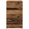 vidaXL Bedside Cabinet with 3 Drawers Old Wood 39x35x65 cm