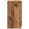 vidaXL Bedside Cabinet with 3 Drawers Old Wood 39x35x65 cm