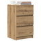 vidaXL Bedside Cabinet with 3 Drawers Artisan Oak 39x35x65 cm