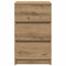 vidaXL Bedside Cabinet with 3 Drawers Artisan Oak 39x35x65 cm