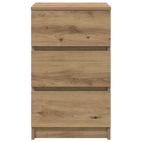vidaXL Bedside Cabinets with 3 Drawers 2 pcs Artisan Oak 39x35x65 cm