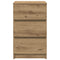 vidaXL Bedside Cabinets with 3 Drawers 2 pcs Artisan Oak 39x35x65 cm