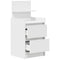 vidaXL Bedside Cabinet with 2 Drawers White 38x34x80 cm