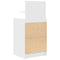 vidaXL Bedside Cabinets with 2 Drawers 2 pcs White 38x34x80 cm