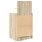 vidaXL Bedside Cabinet with 2 Drawers Sonoma Oak 38x34x80 cm
