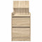 vidaXL Bedside Cabinets with 2 Drawers 2 pcs Sonoma Oak 38x34x80 cm