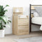 vidaXL Bedside Cabinets with 2 Drawers 2 pcs Sonoma Oak 38x34x80 cm