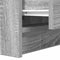 vidaXL Bedside Cabinets with 2 Drawers 2 pcs Grey Sonoma 38x34x80 cm