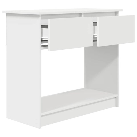 vidaXL Console Table with Drawers White 85.5x38.5x74.5 cm