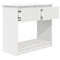 vidaXL Console Table with Drawers White 85.5x38.5x74.5 cm