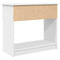 vidaXL Console Table with Drawers White 85.5x38.5x74.5 cm