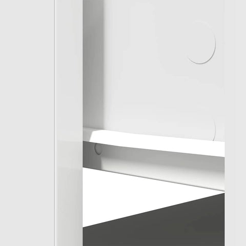 vidaXL Console Table with Drawers White 85.5x38.5x74.5 cm