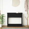 vidaXL Console Table with Drawers Black 85.5x38.5x74.5 cm