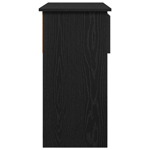 vidaXL Console Table with Drawers Black 85.5x38.5x74.5 cm
