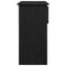 vidaXL Console Table with Drawers Black 85.5x38.5x74.5 cm