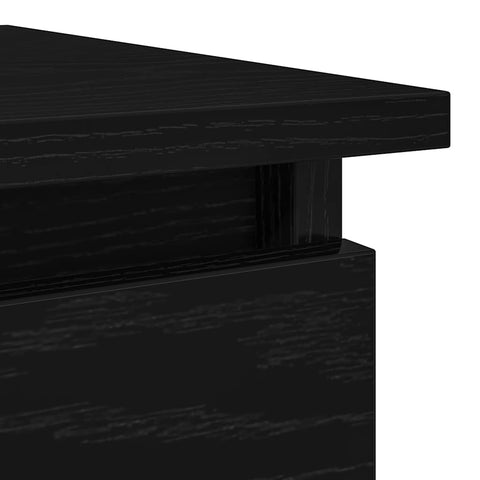 vidaXL Console Table with Drawers Black 85.5x38.5x74.5 cm