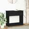 vidaXL Console Table with Drawers Black 85.5x38.5x74.5 cm