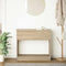 vidaXL Console Table with Drawers Sonoma Oak 85.5x38.5x74.5 cm