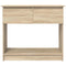 vidaXL Console Table with Drawers Sonoma Oak 85.5x38.5x74.5 cm