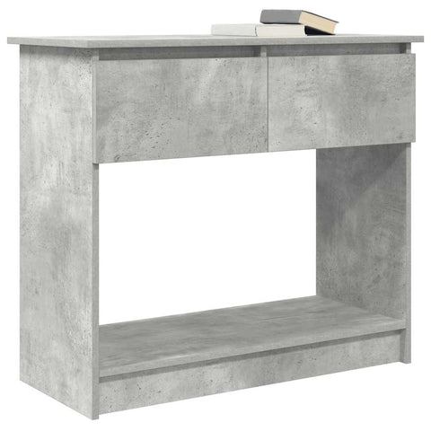 vidaXL Console Table with Drawers Concrete Grey 85.5x38.5x74.5 cm