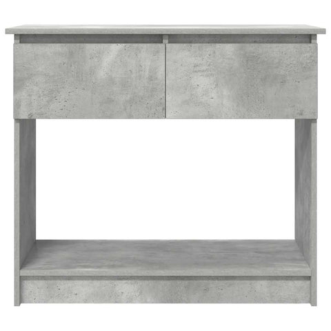 vidaXL Console Table with Drawers Concrete Grey 85.5x38.5x74.5 cm