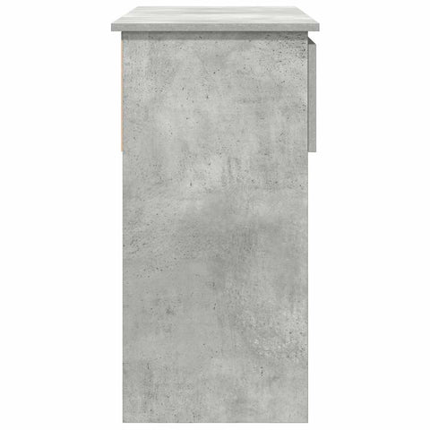 vidaXL Console Table with Drawers Concrete Grey 85.5x38.5x74.5 cm
