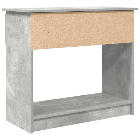 vidaXL Console Table with Drawers Concrete Grey 85.5x38.5x74.5 cm