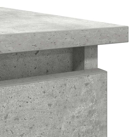 vidaXL Console Table with Drawers Concrete Grey 85.5x38.5x74.5 cm
