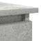 vidaXL Console Table with Drawers Concrete Grey 85.5x38.5x74.5 cm