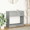 vidaXL Console Table with Drawers Concrete Grey 85.5x38.5x74.5 cm