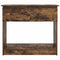 vidaXL Console Table with Drawers Smoked Oak 85.5x38.5x74.5 cm