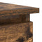 vidaXL Console Table with Drawers Smoked Oak 85.5x38.5x74.5 cm