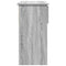 vidaXL Console Table with Drawers Grey Sonoma 85.5x38.5x74.5 cm