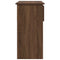 vidaXL Console Table with Drawers Brown Oak 85.5x38.5x74.5 cm