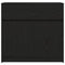 vidaXL Sideboard with Drawer Black Oak 80x34x76 cm Engineered Wood