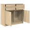 vidaXL Sideboard with Drawer Sonoma Oak 80x34x76 cm Engineered Wood