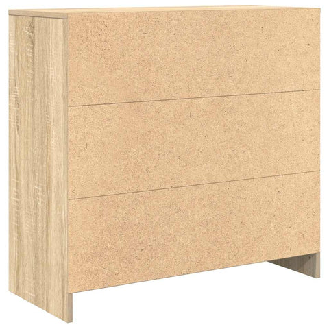 vidaXL Sideboard with Drawer Sonoma Oak 80x34x76 cm Engineered Wood