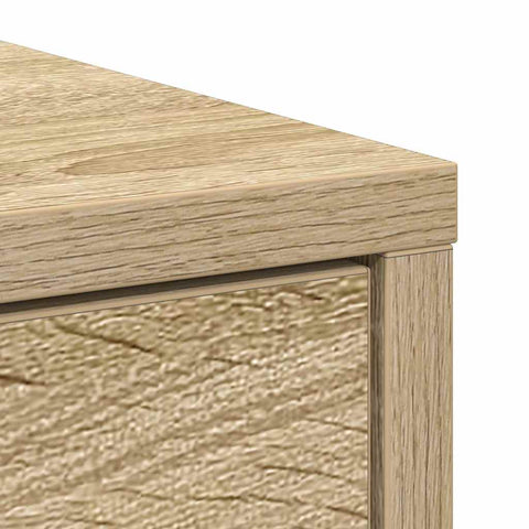 vidaXL Sideboard with Drawer Sonoma Oak 80x34x76 cm Engineered Wood