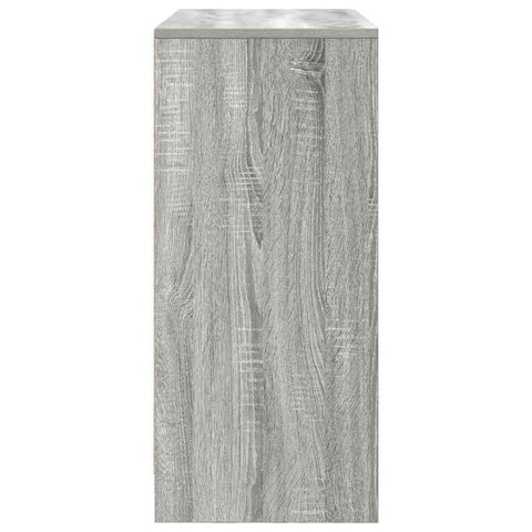 vidaXL Sideboard with Drawer Grey Sonoma 80x34x76 cm Engineered Wood