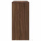 vidaXL Sideboard with Drawer Brown Oak 80x34x76 cm Engineered Wood