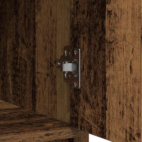 vidaXL Sideboard with Drawer Old Wood 80x34x76 cm Engineered Wood