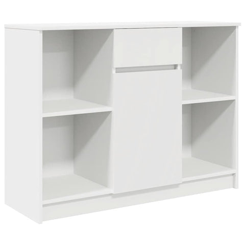 vidaXL Sideboard with Drawer White 101x35x76 cm Engineered Wood
