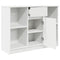 vidaXL Sideboard with Drawer White 101x35x76 cm Engineered Wood