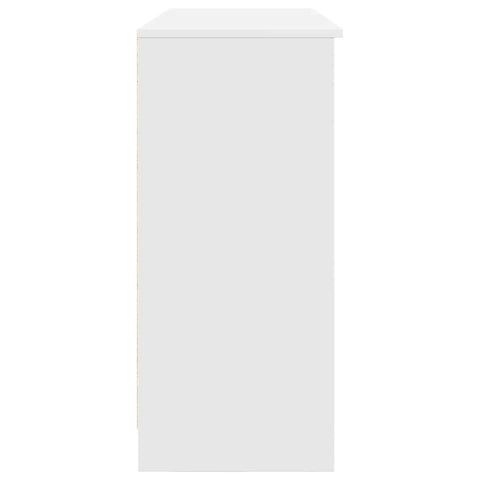 vidaXL Sideboard with Drawer White 101x35x76 cm Engineered Wood