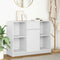 vidaXL Sideboard with Drawer White 101x35x76 cm Engineered Wood